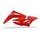 Radiator scoops POLISPORT 8410600001 (par) red CR 04