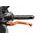 Clutch lever without adapter PUIG 260TP poklopna (foldable) orange/silver