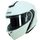 FLIP UP helmet AXXIS STORM SV solid gloss pearl white L