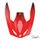 Helmet peak SHOT FURIOUS STREAM A04-21OC-B02-P01 red glossy