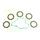 Friction plates kit with clutch cover gasket ATHENA P40230060