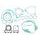 Celoten set tesnil za motor ATHENA P400485850225