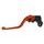 Clutch Lever ACCOSSATO fixed CNC-worked aluminium, orange