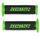 Pair of Racing Grips ACCOSSATO GR006 in thermoplastic rubber black with colourful Accossato Sign