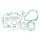 Celoten set tesnil za motor ATHENA P400250850203