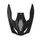 Helmet peak SHOT FURIOUS SOLID A05-21OC-S01-P01 black matt