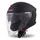 Jet helmet CASSIDA JET TECH black matt / violet logos XS