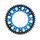 Verižni set EK - Srebrna chain 520 DEX, X-ring (X, NX, QX, XS), CHK front sprocket SUPERSPROX, CHK rear sprocket SUPERSPROX STEALTH za HONDA XR 250 R 1986-1987