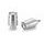 Bar ends PUIG SPORT 22127P srebrna