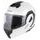 Integralna čelada CASSIDA MultiFlip Solid Blackout pearl white/black M