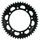 Rear ALU sprocket SUPERSPROX RAL-455:47-BLK črna 47T, 420