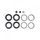 Replacement rubber parts grimeca brake calipers ARIETE 12861-PI front & rear