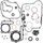 Complete Gasket Kit with Oil Seals WINDEROSA CGKOS 811804