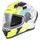 Integralna čelada CASSIDA Orbit Track white/yellow fluo/turquoise/black XL