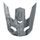 Helmet peak SHOT SPEED BATTLE A05-21OB-B02-P01 grey matt