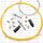 Univerzalni set za zajlo za plin (gas zajla) Venhill U01-4-100-YE 6mm OUTER (1.35m) Rumena