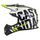 Motocross Helmet CASSIDA CROSS CUP SONIC black /white /fluo yellow M