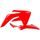 Radiator scoops POLISPORT 8412200001 (par) red CR 04