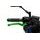 Brake lever without adapter PUIG 3.0 120VN dolga (long) green/black