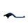 Ročica zavore ACCOSSATO EDF021 fixed CNC-worked aluminium, green