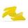 Radiator scoops POLISPORT 8411400001 (par) yellow RM 01