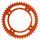 Rear ALU sprocket SUPERSPROX RAL-898:46-ORG oranžna 46T, 428