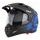 Motocross Helmet CASSIDA TOUR 2.0 CREW black matt/blue XS