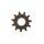 Verižni set EK - Srebrna chain 520 SRO, O-ring, CHK front sprocket SUPERSPROX, CHK rear sprocket SUPERSPROX STEALTH za KTM Freeride 350 2012-2016