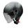 JET helmet AXXIS SQUARE convex gloss grey XS