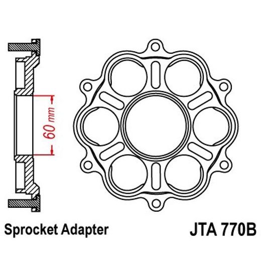 NOSILEC ZA VERIŽNIK (ZOBNIK) JT JTA 770B