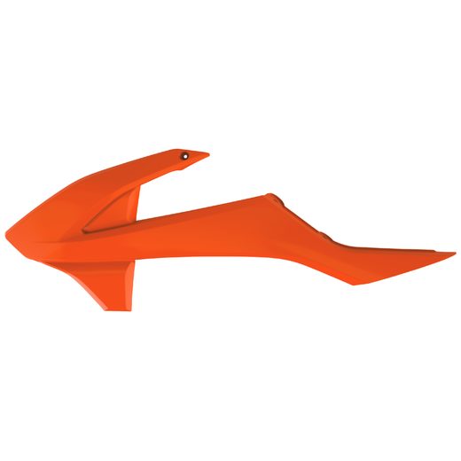 RADIATOR SCOOPS POLISPORT 8421300001 (PAR) ORANGE KTM 16