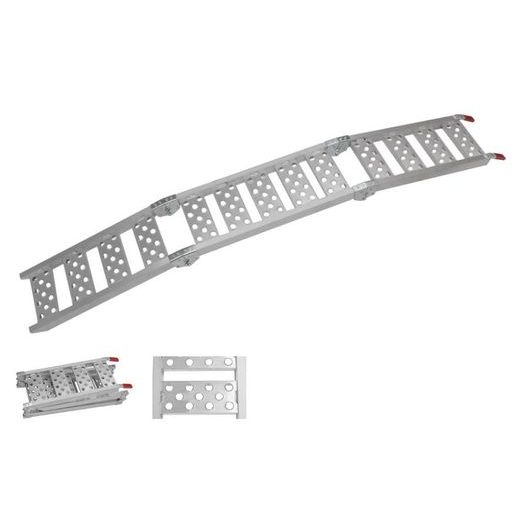 RAMP ALUMINIUM TRI-FOLD STREET 226 CM LONG 22/28 CM WIDE MAX LOAD 340 KG MOTION STUFF