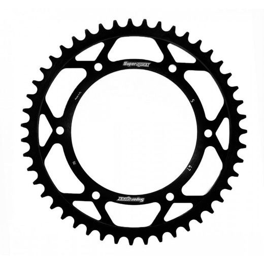 ZADNJI VERIŽNIK (ZOBNIK) SUPERSPROX RFE-5:47-BLK ČRNA 47T, 520