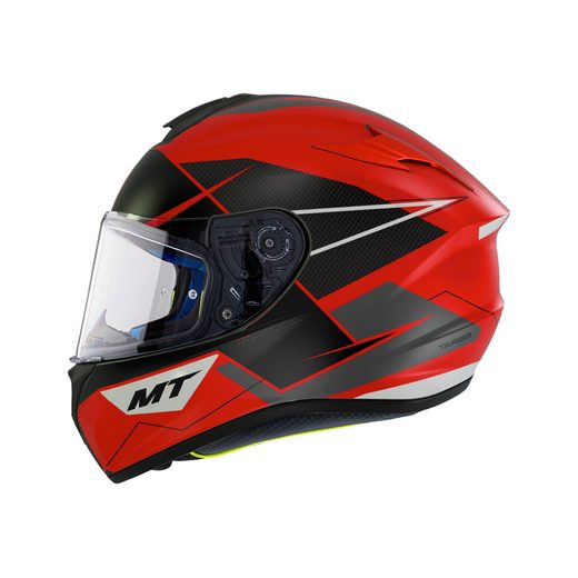 HELMET MT HELMETS TARGO PODIUM MATT PEARL RED XS