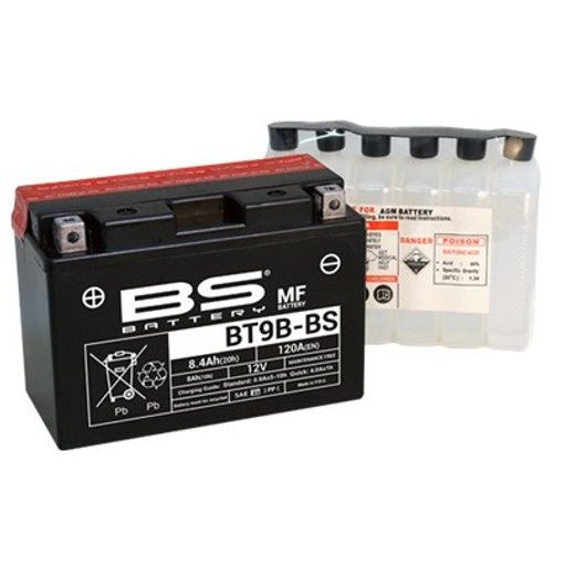 AKUMULATOR BREZ VZDRŽEVANJA BS-BATTERY BT9B-BS (YT9B-BS)