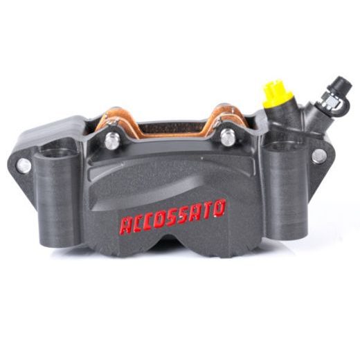 RADIAL BILLET 2-PIECE CALIPER ACCOSSATO PZ011 - DISTANCE 100 MM PISTON IN ALUMINIUM