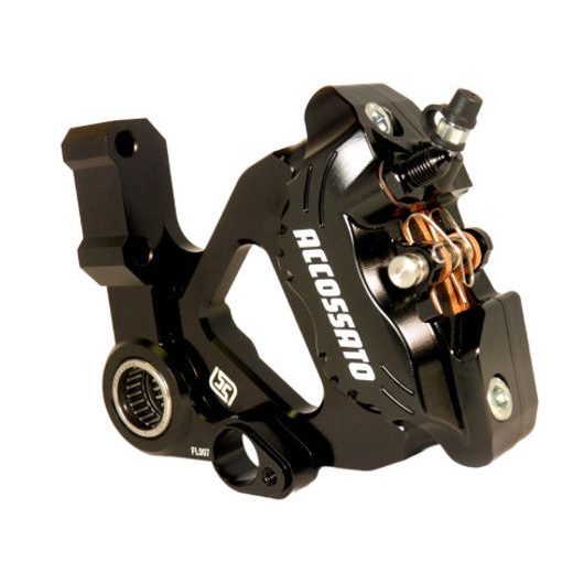 KIT FRONT LEFT BRAKE CALIPER PZ014 AND MOUNTING BRACKET ACCOSSATO KITA26 FOR VESPA
