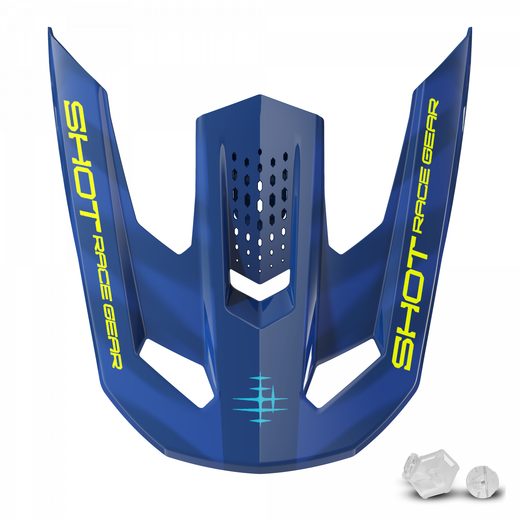 HELMET PEAK SHOT SPEED TIGER A04-21OB-E02-P01 BLUE GLOSSY