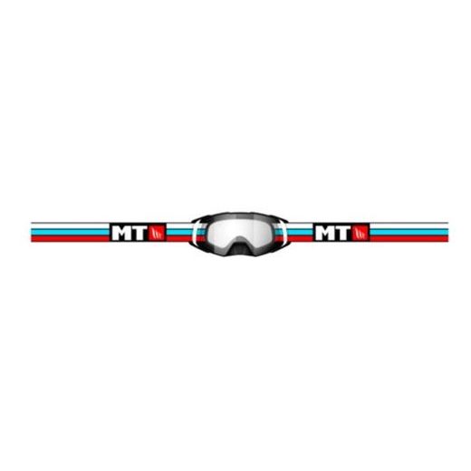 GOGGLE MT HELMETS MX EVO INFINITY A0 WHITE 180402412 ČRNA