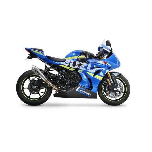 SLIP-ON EXHAUST GPR POWERCONE EVO E4.S.198.PCEV BRUSHED STAINLESS STEEL INCLUDING REMOVABLE DB KILLER AND LINK PIPE