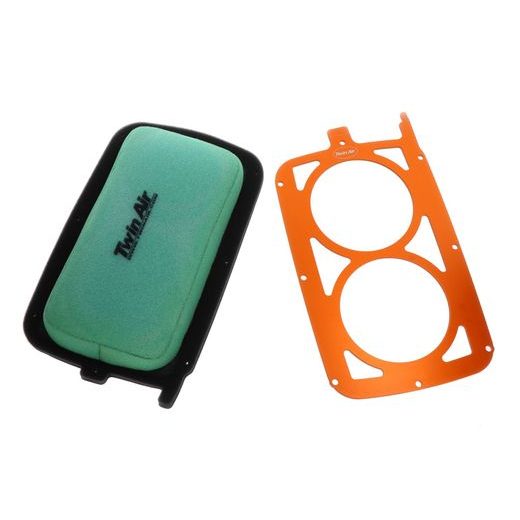 PRE-OILED AIR FILTER TWINAIR 150966P (BEACH RACE) WITH ALUMINIUM FLANGE