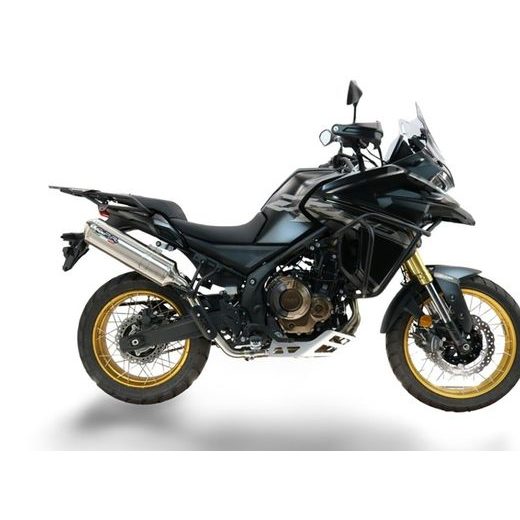 SLIP-ON EXHAUST GPR SATINOX KOV.1.SAT BRUSHED STAINLESS STEEL INCLUDING REMOVABLE DB KILLER AND LINK PIPE