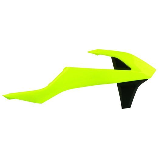 RADIATOR SCOOPS POLISPORT 8417800007 (PAR) FLO YELLOW