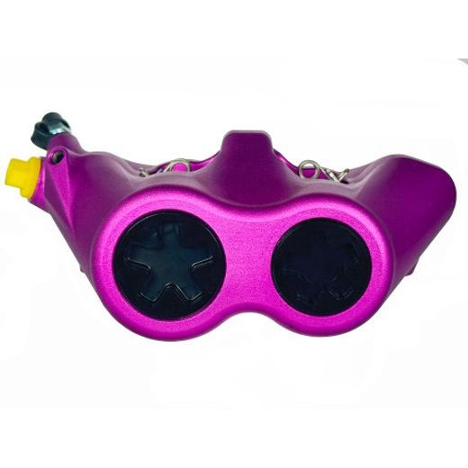 RADIAL BRAKE CALIPER ACCOSSATO PZ007 FORGED MONOBLOCK 100 MM DISTANCE WITH PISTONS IN ALUMINIUM