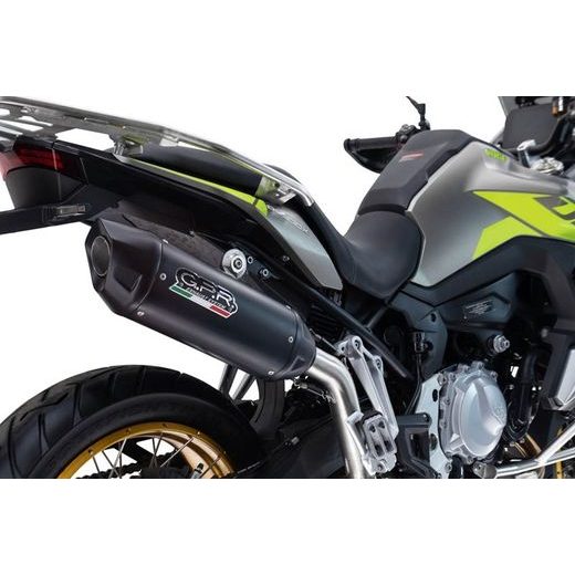 SLIP-ON EXHAUST GPR FURORE-X BRK24.VO.7.FUXTITBL TITANIUM MATTE BLACK INCLUDING REMOVABLE DB KILLER AND LINK PIPE