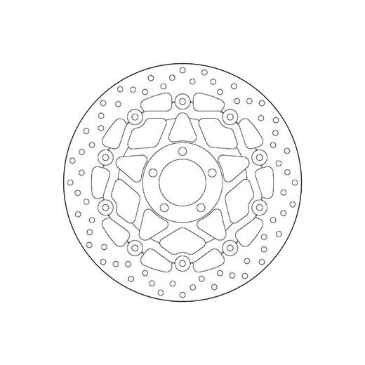 ZAVORNI DISK BREMBO 78B40899 FLOATING