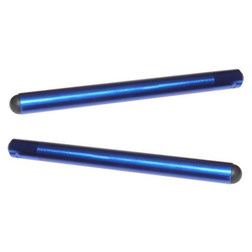 CLIP-ONS ACCOSSATO ALUMINIUM, 250MM WITH CAPS, BLUE