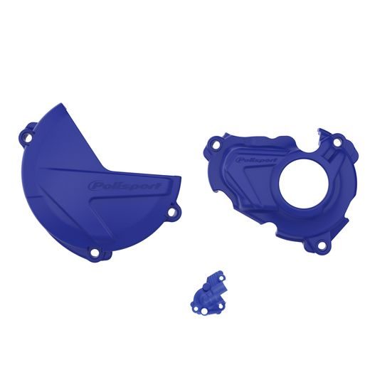 CLUTCH AND IGNITION COVER PROTECTOR KIT POLISPORT 90944 MODRA