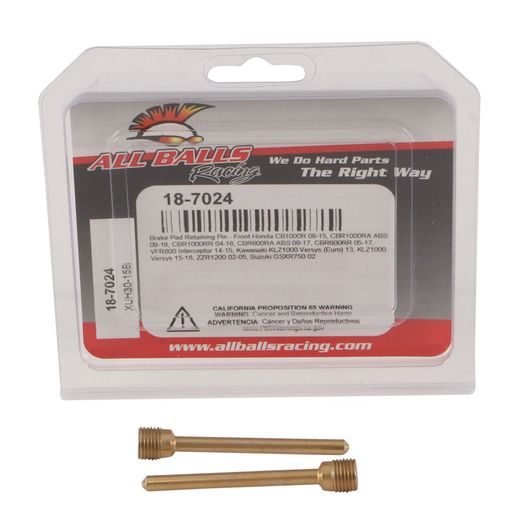 BRAKE PAD RETAINING PIN KIT ALL BALLS RACING BPRPK18-7024
