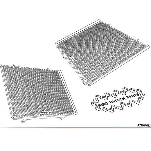 ŠČITNIK HLADILNIKA (RADIATOR COVER) PUIG 22471N ČRNA